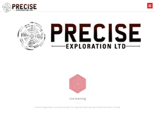 Tablet Screenshot of preciseexploration.com